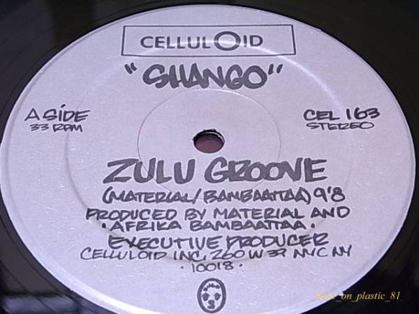Shango / Zulu Groove/Bill Laswell/Olu Dara/Afrika Bambaataa/US Original/5点以上で送料無料、10点以上で10%割引!!!/12'_画像2