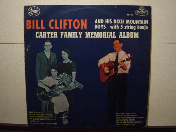 BILL CLIFTON 国内LP CARTER FAMILY MEMORIAL ALBUM_画像1