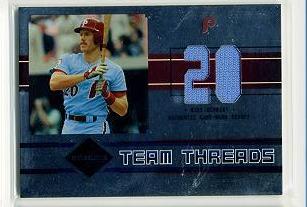 【ダブルジャージカード】2004 Leaf Limited Team Threads Jersey Number Mike Schmidt/Jim Thome 046/100