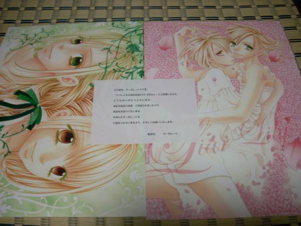 マーガレット11号当選品 抽プレ うそつきリリィ ポスター 2枚