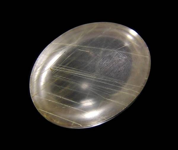 24.45ct 『天然ルチルクォーツ』 ブラジル産　ルース　裸石　カボションカット　水晶