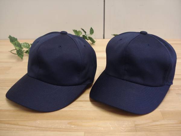Неиспользованный*Бейсбольная шляпа Кэпка Plain Navy 2 штуки (SS53-54) Рефери