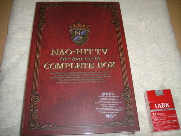 Новый VHS ◆ Naoto Fujiki ◆ Nao-Hit TV Livetour 4.0 ~ Complete Box
