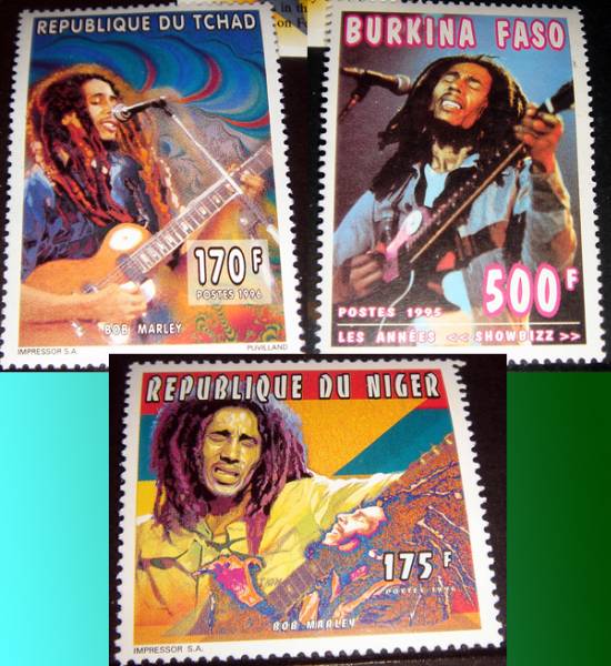 ボブ・マーリー 生誕50周年記念切手 Bob Marley 激レア レゲエ_画像3