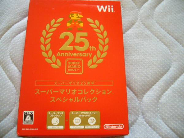 Wii マリオ２５周年　アカ＆ソフト3本　　_画像3