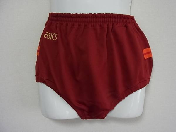 即決★貴重品★アシックス特注ブルマ　赤　O寸 兵庫(kù)県立三原高等學(xué)校指定品