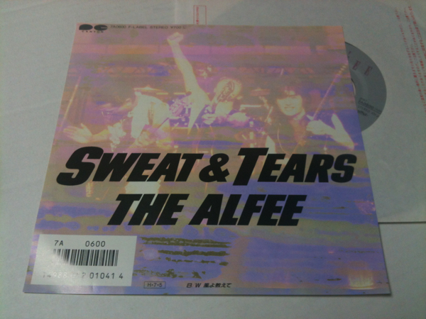 ！ EP THE ALFEE SWEAT＆TEARS_画像1