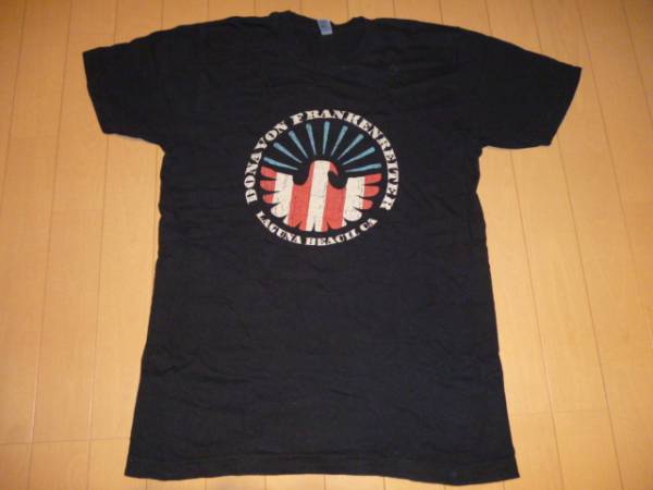 ビンテージ 初期 donavon ドノバンフランケンレイター Tシャツ Ｍ ブラック 黒 アメリカンアパレル