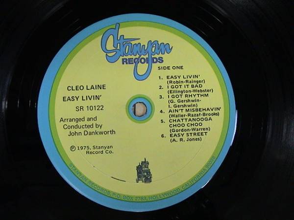 US.LP/Cleo Laine/Easy Livin'/Stanyan Records/SR 10122_画像3