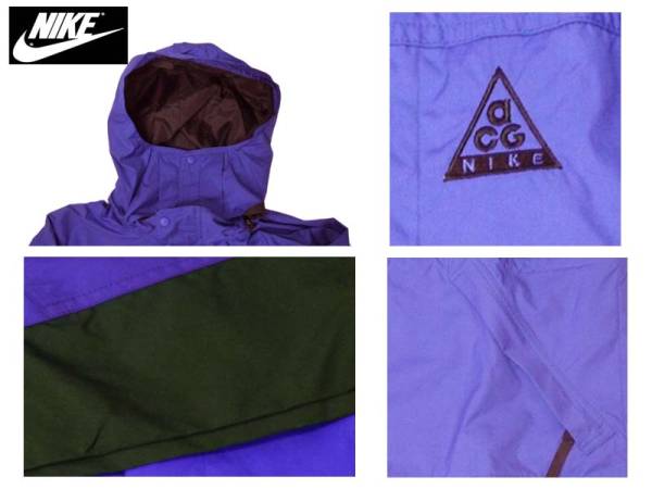 90s vi nte Nike regular goods NIKE ACG Zip jacket with a hood new goods 