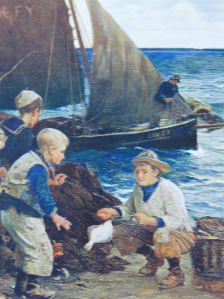 Song Of The Sea/John R. Reid 超希少、100年前の画集より_画像2