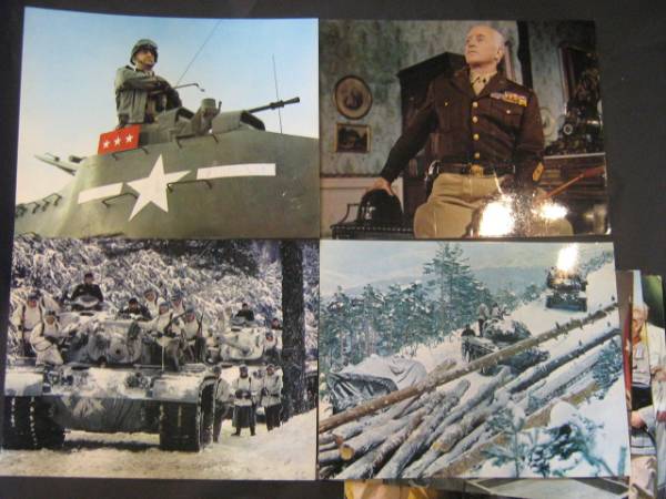 パットン大戦車軍団　米国版.映画ロビーカード 14枚 1970年　オリジナル版_画像1