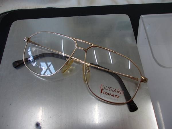 ジウジアーロ GIUGIARO ティアドロップ眼鏡フレームGI029希少品_画像1