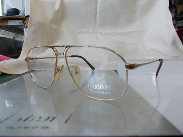 ジウジアーロ GIUGIARO ティアドロップ眼鏡フレームGI029希少品_画像2