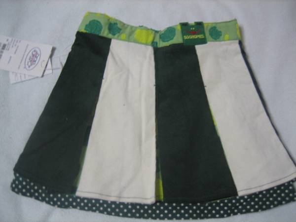 * new goods Y7980b- Home zkemi- skirt girl 100cm green 