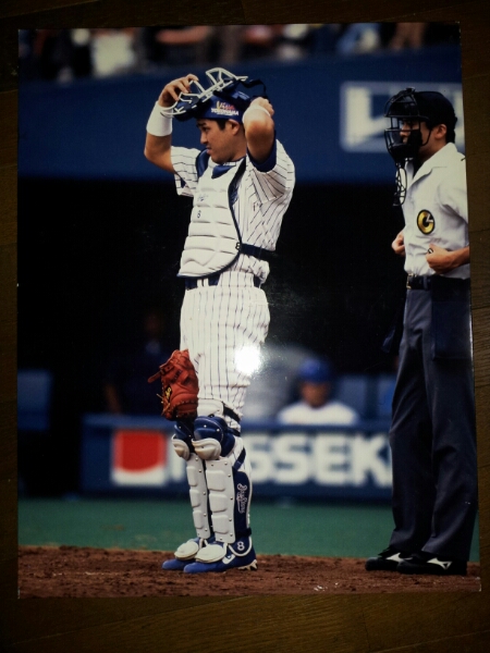 橫浜ベイスターズ 谷繁元信 大型(42×51)木制パネル