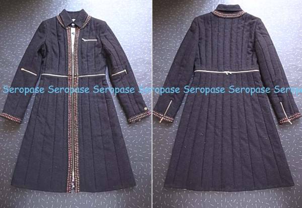★１０Ａシャネル CHANELParis-Shanghai 里地も豪華なコート３６