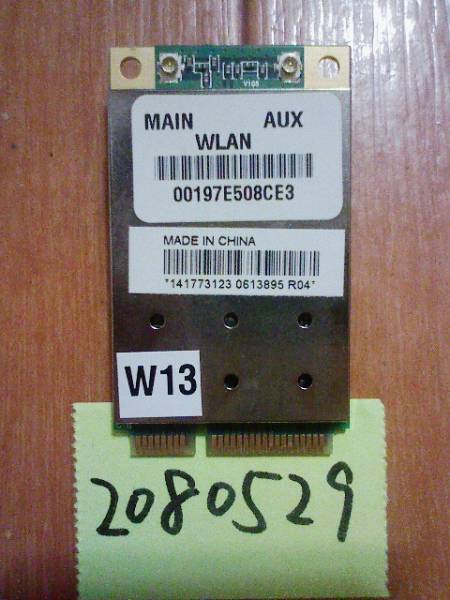 VGN-C61HB/L付属MiniPCIExpress無線LAN AR5BXB61未確認(2080529_画像1