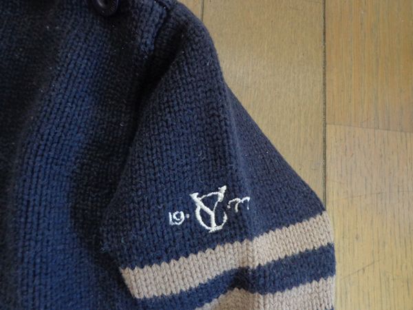 siliryus* warm fine quality navy blue color good-looking cotton sweater *86