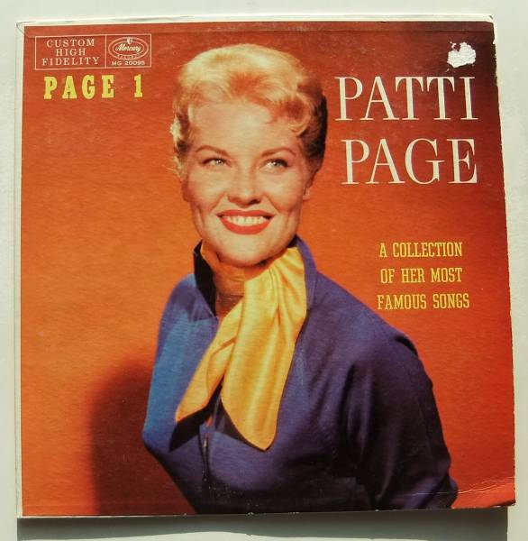 ◆ PATTI PAGE / Page 1 ◆ Mercury MG-20095 (black:dg) ◆ A_画像1