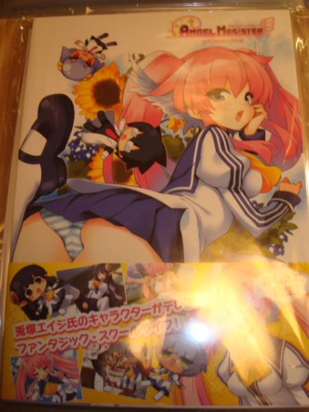 雑誌で紹介された マギスター エンジェル MAGISTER ANGEL ビジュアルファンブック エイジ 兎塚 とらのあな特典ポスター付セット イラスト集、原画集