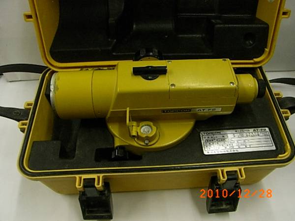101213測量☆TOPCON☆トプコン(自動)オートレベルAT-F2 101213測量☆TOPCON☆トプコン(自動)オートレベルAT-F2