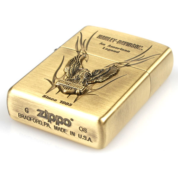☆【新品未使用】Zippo　 HARLEY　　BS古美メタル　HDP-12