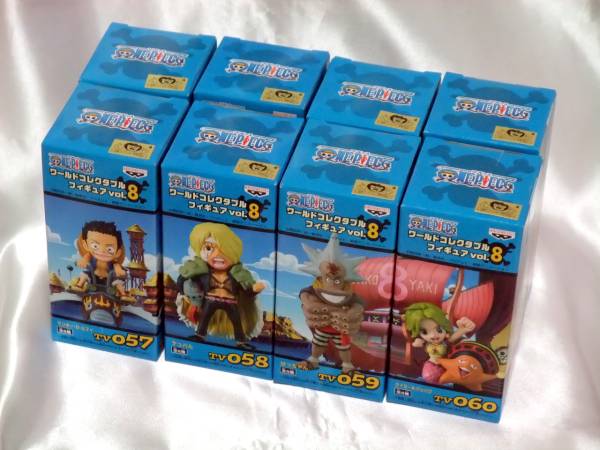 【バンプレスト】ONE PIECE ワンピース WCF ワールドコレクタブルフィギュア vol.8★全8種セット★プライズ景品・新品未開封★国内正規品★_画像3