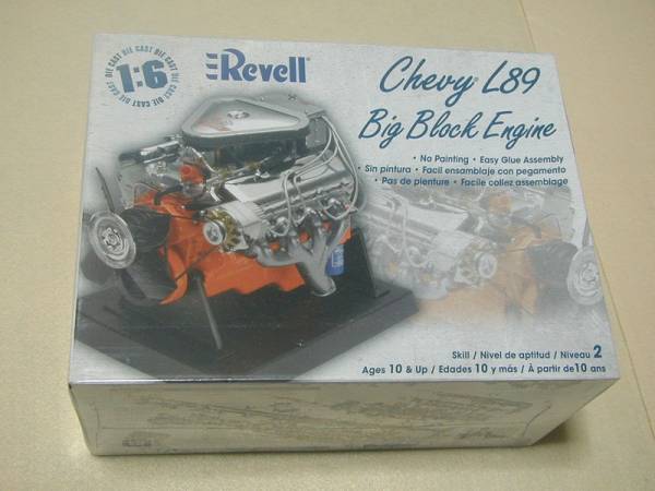  America Revell 1/6 Chevrolet Chevy L89 big block engine Chevy L89 Big Block engine revell