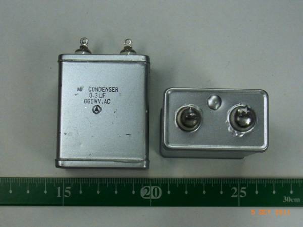 MF condenser ②:0,3μ(660WV/AC)3 piece .1 collection 
