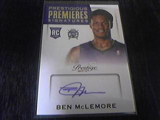 ◎13-14 Prestige Prestigious Premieres Signatures B.McLemore マクレモア 30_画像1