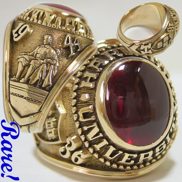 * including postage SALE* college ring 1944 Haba do large 10 gold ultimate valuable beautiful goods prompt decision!!!