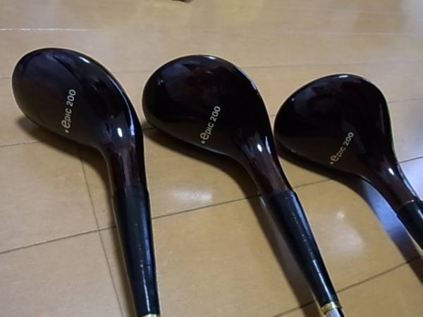 SPALDING 　アンティーク　ドライバー　１W、３W、５W　ウッド系3本セット　中古品