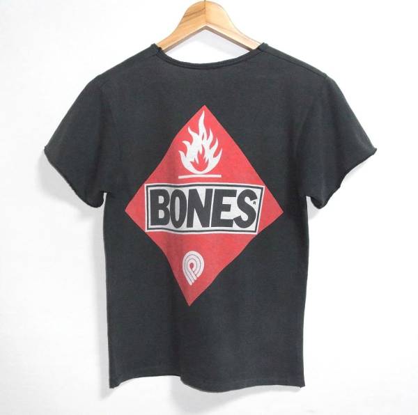 レア 1980s ヴィンテージ POWELL PERALTA BONES プリントTシャツ レア 1980s ヴィンテージ POWELL PERALTA BONES プリントTシャツ
