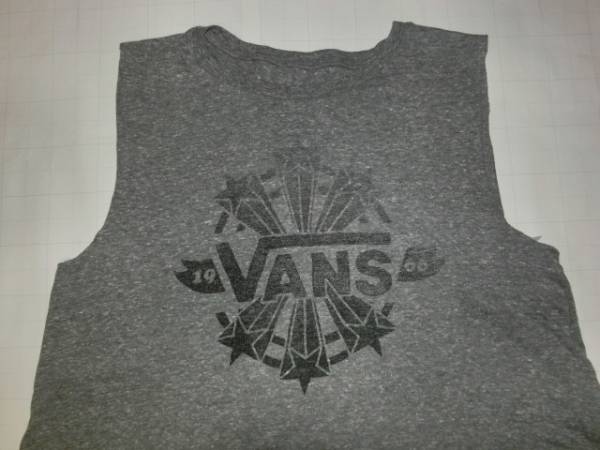 ☆USA購入 【VANS】ロゴプリントショート丈タンクトップ US M☆