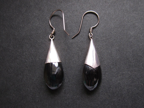 ブルーアゲイト ＆ 925シルバーピアス　48　フック