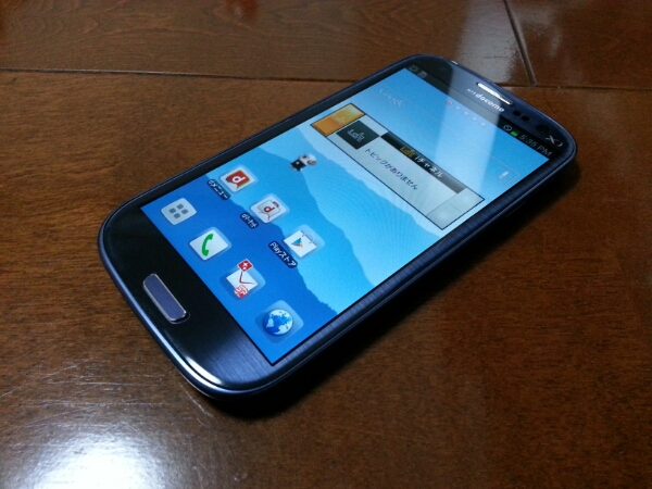 即落/即発!!美中古品 SC-06D Galaxy S3 ブルー_画像1