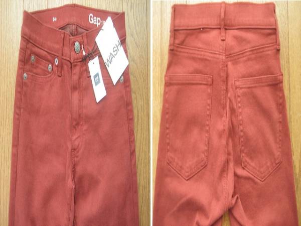  prompt decision new goods GAP/ Gap /GAP1969 skinny stretch long pants red purple series 24