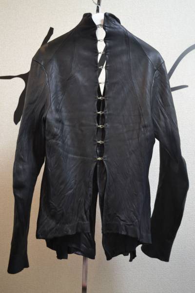 obscurオブスキュー フックレザージャケット　leather jacket incarnation rick owens 00s archive_画像1