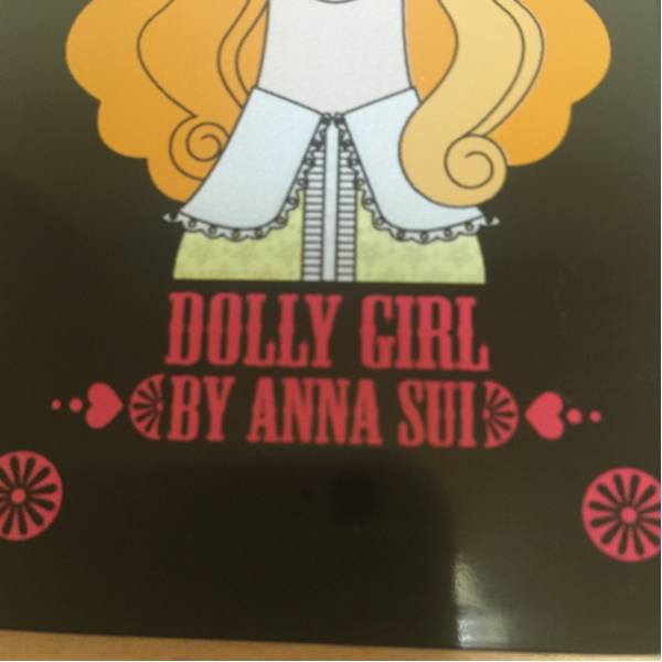 ANNA SUI Anna Sui doll girl tag plate? unused 