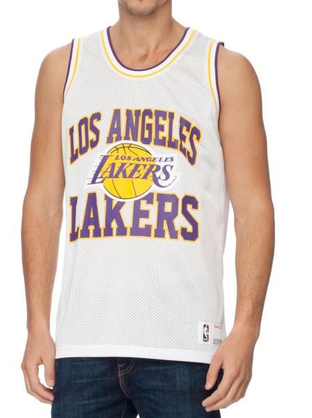 本物の レイカーズ Lakers ロサンゼルス LA メッシュタンクトップ NBA