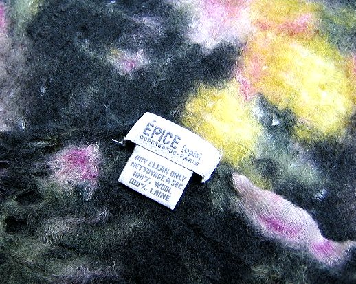 EPICE epi s floral print wool stole muffler 