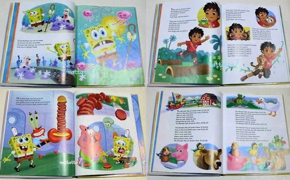 *[ picture book ]SpongeBob*DORA the EXPLORER*Nickelodeon* sponge Bob *do-la* Nico Rodeo n* foreign book 