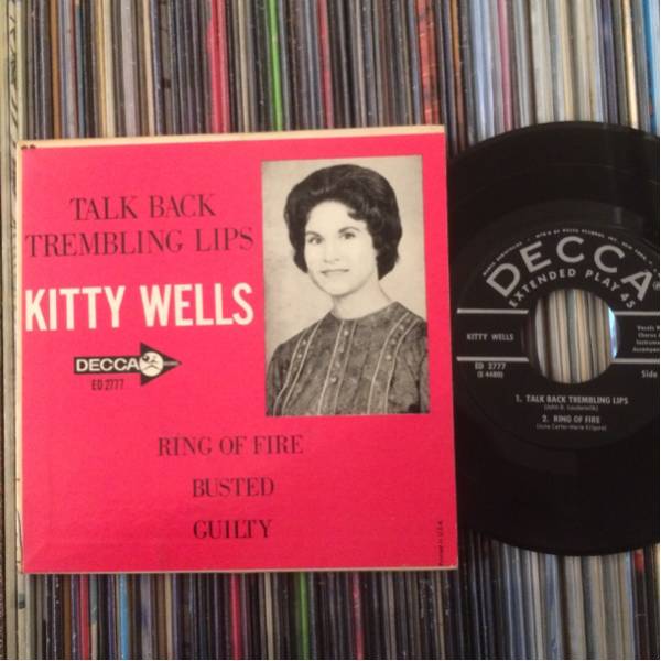 US Orig KITTY WELLS 7ep DECCA ED-2777_画像1