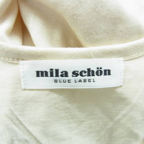 MILA SCHON Mira Sean Beads設計背心40藍色 原文:MILA SCHON ミラショーン ビーズデザインタンクトップ 40 BLUE