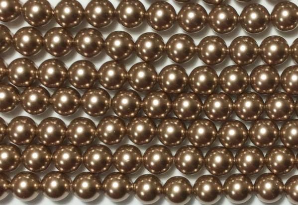 Swarovski #5810[ bronze ]9mm примерно 50 шт 