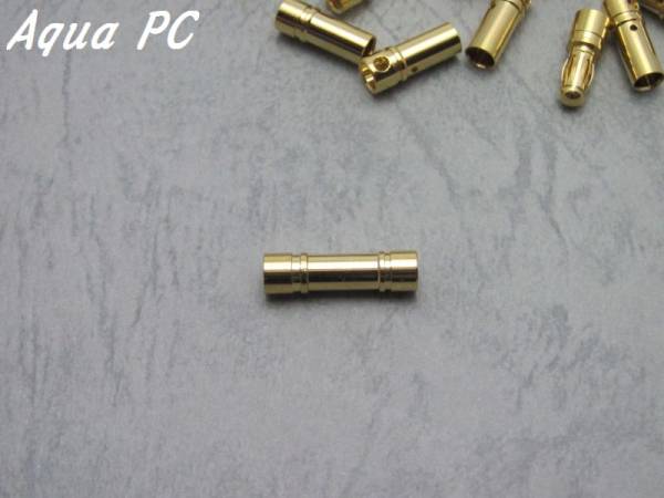 AquaPC* free shipping PolyMax 3.5mm Gold Connectors (1pcsset)*