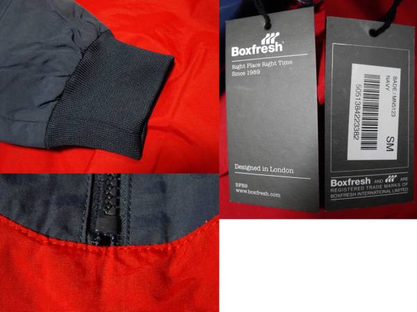 Boxfresh Bade Jacket Sサイズ UK輸入品　ナイロンジャケット_画像3
