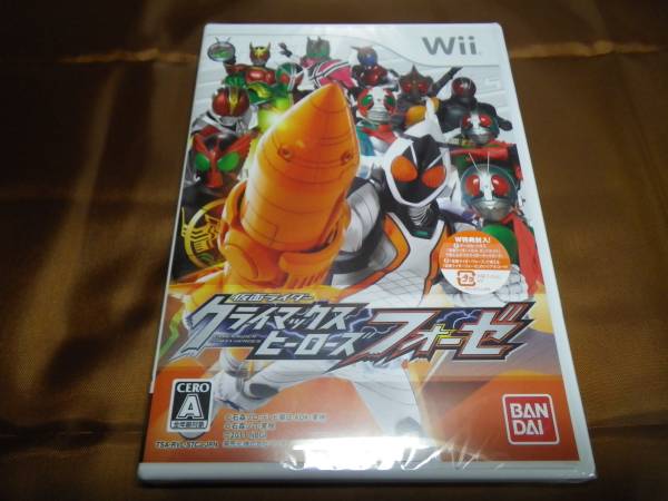 新品　Wii　仮面ライダークライマックスヒーローズ フォーゼ_画像1