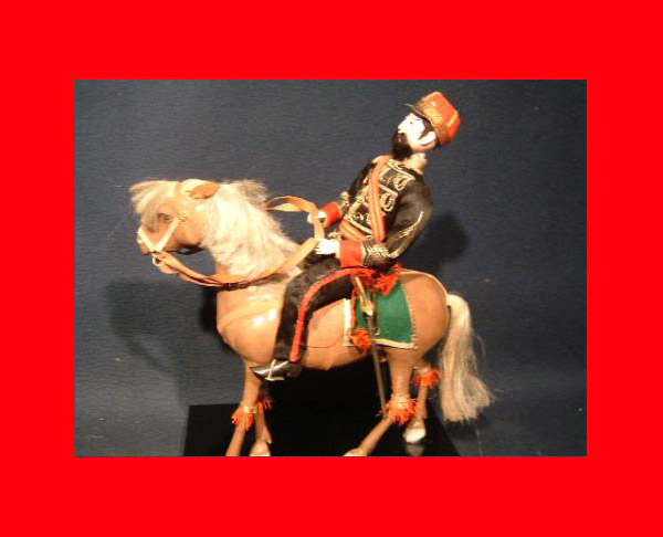 * prompt decision [ doll pavilion ][ horse on army person Z144] army, doll hinaningyo, Boys' May Festival dolls ...